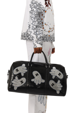 ALLIGATOR GHOST GEM DUFFLE BAG