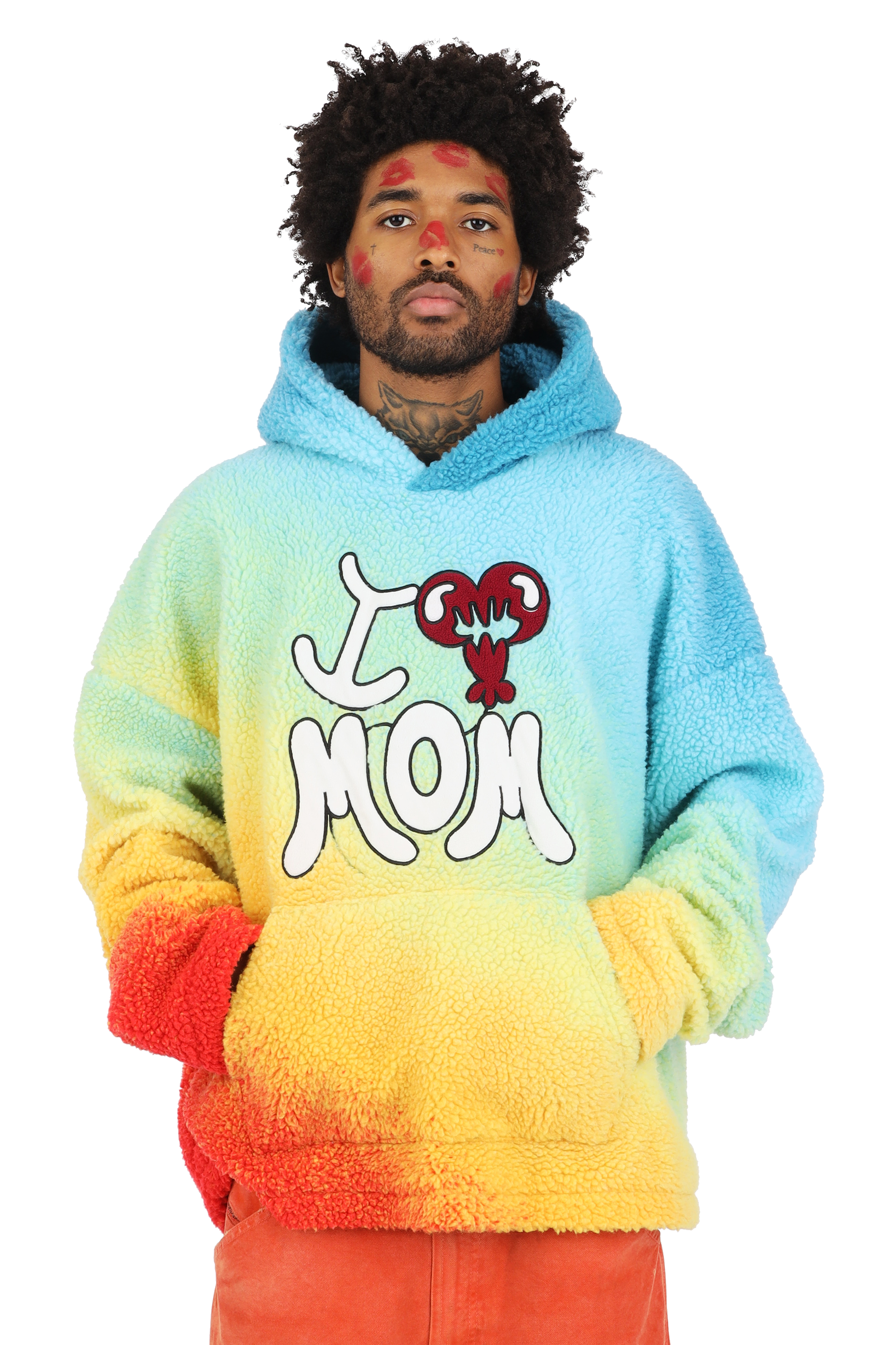 I LOVE MOM SHERPA HOODIE – WNTD Apparel I LOVE MOM SHERPA HOODIE – WNTD Apparel