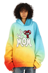I LOVE MOM SHERPA HOODIE