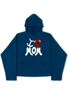 I LOVE MOM FLEECE HOODIE
