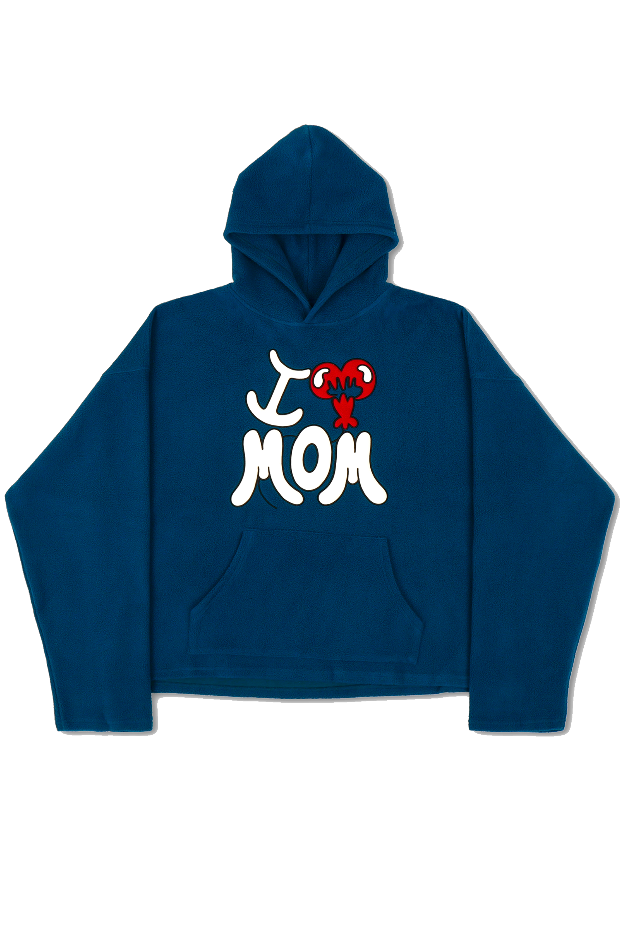 I LOVE MOM FLEECE HOODIE