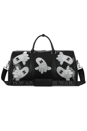 ALLIGATOR GHOST GEM DUFFLE BAG