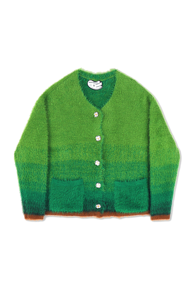 トップス anyten Mohair Cardigan Military Green M anyten Mohair Cardigan Military Green M